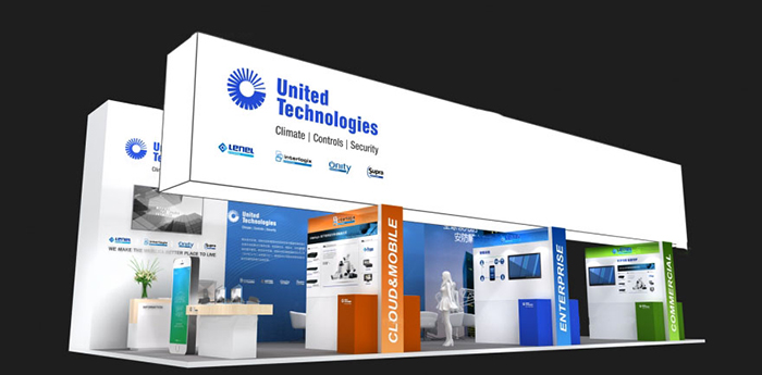 Construction of American Convention and Exhibition - UTC - Las Vegas design exhibition | construction of consumer electronics exhibition stand